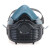 普达 防尘面具工业防粉尘口罩装修水泥灰尘打磨煤矿工硅胶面罩 含1片滤棉PD-8016