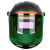 TWTCKYUS电焊焊帽可调节面罩自动变光眼镜焊工防护面具头戴式氩弧焊 广角大视野面罩1件+10保护片