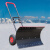 卫洋 WYS-498手推式雪车除雪铲带轮子加厚可调节轮式推雪铲推雪板户外扫雪刮雪工具车两用1米