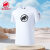 MARMOT大象短袖大标圆领男士冰丝透气夏季休闲运动t恤情侣装速干衣 白色 XL 110-125