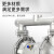 上海气动隔膜泵QBY-40QBY-25不锈钢铝合金PP耐腐蚀压滤污水胶水泵 QBY-25氟塑料PVDF+特氟龙F46