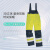 代尔塔 404014 荧光可视工作服防寒裤款黄色+藏青色L码1件装