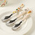 川岛屋（KAWASIMAYA）川岛屋304不锈钢勺子儿童吃饭勺家用高颜值可爱宝宝餐勺汤匙小勺 陶瓷儿童勺(桑尼)