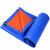 衡冠达 篷布-蓝橘包边，遮雨布，防雨布，遮阳布 6*8米（配10米的尼龙绳）