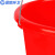 蓝鲸环卫 10L有盖款 塑料手提水桶红色大小水桶带盖子耐摔LJHW-9055