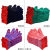 【72双薄款尼龙】耐磨透气线手套劳保男女用工作防护手套 酒红色 12双装(均码)