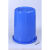 食品级塑料水桶加厚带盖家用储蓄桶化工桶圆形垃圾桶发酵桶工业桶 100L蓝色带盖