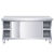 不锈钢工作台厨房操作台面储物柜切菜桌子带拉门案板商用专用烘焙 120*60*80单通组装