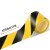黑黄警示胶带pvc耐磨地贴彩色警戒线地板防水胶带强力强粘地标线5 黑黄4.8厘米宽X16米长