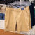 汤米鲨（TANGMISHA）美国高端品牌湯米男士纯棉商务休闲纯色运动短裤五分裤修身夏季潮 黑色 29 100斤左右