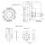 TOSOKU东测MR8D MR8D电子手轮旋转波段开关 FD开关 电位器 MR8D-7/7档