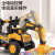 挖掘机玩具车儿童可坐人男孩遥控电动可挖挖土机大大型程车 遥控