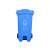南北客 户外垃圾桶分类带盖商用垃圾桶100L加厚带轮加踏板 颜色自选