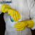 兰浪（LANON）SR206 进口天然橡胶耐酸碱手套乳胶防水防滑工业实验室清洁劳保 1双 XL 现货