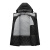 沸耐笙 FNS-17721 发热户外防寒保暖加绒冲锋衣 黑色L 1件