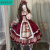 辅宾oplolita裙日系洋装小红帽Lolita浆果少女洛丽塔裙子全套大童 裙子+斗篷 L 100-120斤