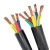 JGGYK铜芯（国标）电力电缆RVV8芯多股铜丝软护套线 1米/卷 8×1.5