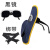 电焊面罩脸部防护电焊面罩电焊氩弧焊头戴式焊帽牛皮轻便面罩 牛皮面罩+黑色眼镜+绑带