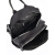 袋鼠（KANGAROO）流行贝壳双层双肩包2024纯黑色多用背包包便宜卖金属花针织布书包 黑色