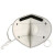 耐呗斯 KP95口罩 防油烟活性炭工业口罩 有呼吸阀耳戴式 外置鼻梁 NBS9517VCP 40只/盒
