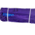 稳斯坦 WST863 搬运吊装捆绑带拖车救援绳 环形紫色1吨1米 起重柔性穿丝吊车行吊带