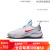 NIKE耐克官方NIKE FLEX RUNNER 3 (GS) 大童公路跑步童鞋HM5635 161白/浅深红/白/冰川蓝/白 32码 (脚长约20CM)