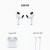 苹果（Apple）AirPods三代无线蓝牙耳机第3代 AirPods3 MagSafe版【6期分期】