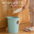 茶花 垃圾桶压圈式厨房垃圾桶卫生间垃圾筐无盖手提办公室废纸篓7.9L 1523 