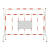 鑫英威    碳钢铁马护栏可移动防护栏警戒隔离栏电力施工栏1.5米*1.2米