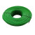 禾音深井潜水泵下井绳软细线包塑不锈钢钢丝绳弹簧扣夹头安装配件 绿色5mm直径50米送4个锁扣