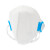 CM朝美 n95口罩9527透气防病毒防飞沫口罩 白色N95口罩头戴式【独立装】F-Y3-A型  20只/盒