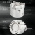 三爪夹爪气缸MHS3气动卡盘手指气缸精密夹具SMC型16D 20 25 3240D MHS3-25D高配