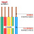 德力西电气 电源线 BV-450/750V 4mm2 黄色 零线 100米 国缆铜芯国标单芯硬线