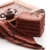 卫洋WYS-1105 印花茶巾 棕色35x35cm单条 加厚吸水茶台抹布茶几清洁布百洁布