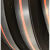 黑色平胶带传动带抛丸机提升机平皮带耐磨强力工业皮带传送输送带 黑色4公分宽*4毫米厚/1米 2mm