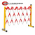 可玻璃钢绝缘移动施工 工地电力安全隔离带圆管伸缩施工 围栏围挡 红白/黑黄管式1.2*2.5米