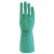 安思尔（Ansell）37-175 丁腈橡胶手套 耐酸碱溶剂防化耐油污工业劳保防护用品 1副 绿色 9 2 