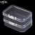 零件盒收纳盒工具盒螺丝物料元件透明分隔配件盒样品盒小盒子塑料 2个长88_60_22