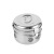 谋福 304不锈钢贮槽罐 多用贮槽防碘伏酒精消毒贮槽消毒罐(304材质-17CM )