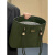 酷奇袋鼠（KUQIDAISHU）质感复古风磨砂腋下包包女2023新款大容量电脑包简约手提单肩包潮 绿色