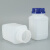 赫思迪格 大口样品瓶 化工试剂瓶 广口密封塑料方瓶 500ml半透明色+蓝盖 HHW-874