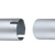 捷璟 顶装辅件圆形合金卡位护线套管 GEG-GR028N 用于穿线保护开口对准