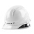 HKNA安全帽工地国标加厚透气施工工程领导男白色头盔印字定制防护头帽 欧式透气蓝色旋钮帽衬