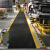 地垫加厚三层PVC警示防滑地垫耐磨型工厂车间脚垫 黄黑边 60CM×90CM