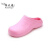 依天使手术鞋防滑全包头无孔手术室拖鞋防水实验鞋EVA安全鞋防护 粉红色 3XL(44-45)