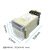 E5C4-R20K数显温控器E5C2可调温度控制器K型烤箱温控仪0-399℃8脚 感温线（M6螺钉2米线）