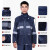 分体雨衣 防暴雨专用 反光条雨衣雨裤 藏青色 XL(N211-2A)