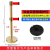 不锈钢双层一米线栏杆 警戒线围栏 伸缩隔离带 银行酒店商 不锈钢礼宾杆（1只装）不带绳
