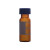 1.5ml透明/棕色进样瓶液相气相色谱玻璃样品瓶进样小瓶取样瓶样品 棕色无刻度(瓶+盖垫)顶空盖