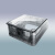 西门子防水盒防溅盒黑白金灰色卫生间室外厨房透明ip55户外防护罩 烟金灰防水盒